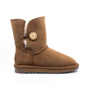 Short Button Ugg Boots