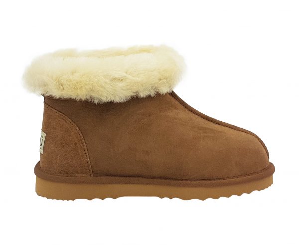 Rolly Top Ugg Boots rolled chestnut