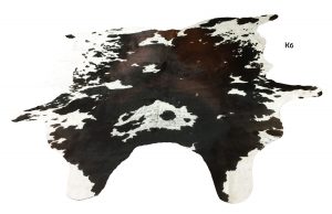 Large Brown and White Cow Hide